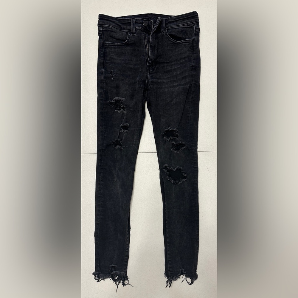 American Eagle Outfitters Super High Ride Skinny Jeans - Size 2 Regular Rise